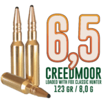 Fox Ammunition 6.5 Creedmoor - 123 gr, 20 pcs