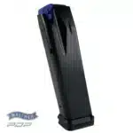 Walther Magazine 18-skuds, black aluminum base, PDP Full Size