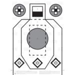 RXQT - RIFLE EXCERCISE/QUALIFICATION TARGET - papir - 100 stk